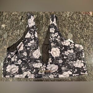 Victoria's Secret Black and White Floral Bralette